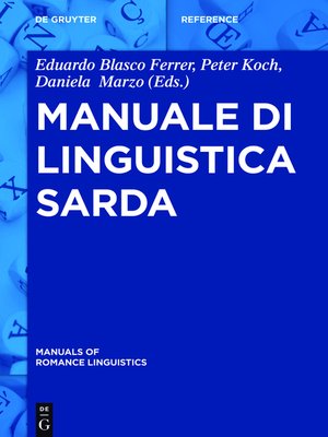 cover image of Manuale di linguistica sarda